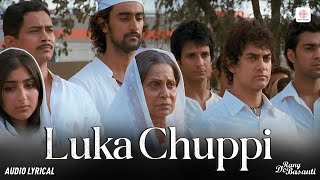 Luka Chuppi  Lyrical Song  Rang De Basanti  Aamir Khan  Lata Mangeshkar  AR Rahman [upl. by Kassi]