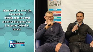 Salon de l’immobilier  investir dans le locatif ancien en Charente c’est à la portée de tous [upl. by Richia]