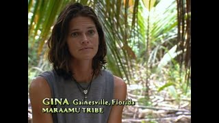 Survivor Marquesas  Gina Confessionals [upl. by Messab]