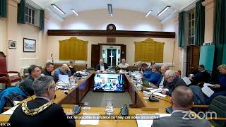 Biggleswade Town Council Meeting 9th January 2024 [upl. by Ahsiatal]