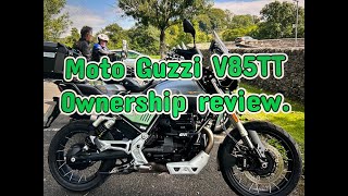 2021 Moto Guzzi V85TT Centenario ownership review [upl. by Arocal]