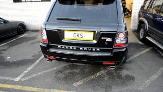 Range Rover TDV8 CKS Sport Exhaust Rear Silencers [upl. by Magill]