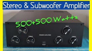 PA Amplifier subwoofer Amplifier 1000Watts 936 00 22 99 2 [upl. by Misab]