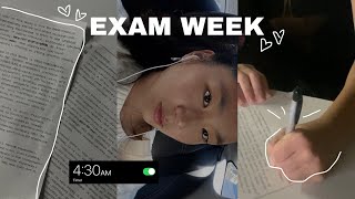 study vlog  exam season intense cramming lots of notetaking etc [upl. by Ellenhoj396]