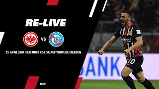 Eintracht Frankfurt  Racing Straßburg  Das komplette Spiel ReLIVE [upl. by Ernald504]