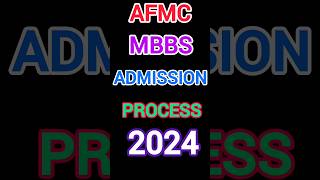 NEET 2024 AFMC MBBS ADMISSION PROCESS 🔥 ALL ABOUT AFMC PUNE 🎯shorts trending viral neet neetug [upl. by Halette]