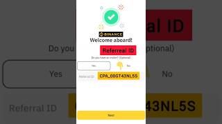 Binance App Referral Code binanceapp binance [upl. by Oregolac]