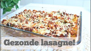 Recept Gezonde Lasagne met Minder Calorieën [upl. by Ydnagrub]