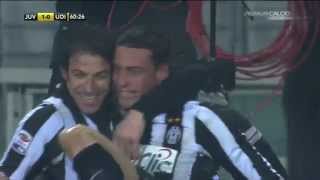 Marchisio amazing goal vs Udinese 1011 [upl. by Nylodnewg]