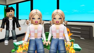 I ADOPTED EVIL TWINS Brookhaven Roleplay [upl. by Rugg]