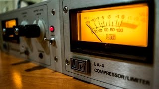 Vintage 1987 Urei LA4 stereo compressor mastering demo  by CVRSE SOLD [upl. by Holladay]