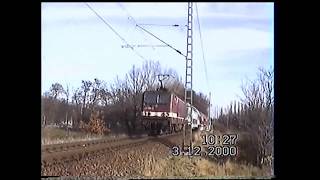 Bahnalltag in Großenhain November und Dezember 2000 mit BR 143 [upl. by Schaffer391]