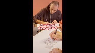 Zerocalcare disegna i personaggi di STRAPPARE LUNGO I BORDI  Shorts  Netflix Italia [upl. by Kattie]