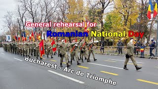 Repetitie parada militara Ziua Nationala a Romaniei 2022 [upl. by Ammamaria800]