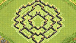 Clash of Clans  Epic TH8 Hybrid Base [upl. by Robbins]