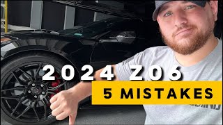 2024 C8 Corvette Z06  My Top 5 Issues [upl. by Paehpos]