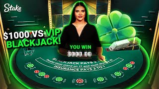 JUICY WINNING STREAK ON BLACKJACK [upl. by Cooe]