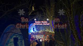 BadenBaden Christmas Market christmas germany shorts christmasmarket badenbaden [upl. by Razaele]