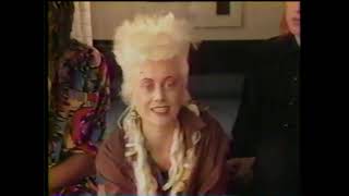 Thompson Twins RARE TV 1986 Interview quotLay Your Hands On Mequot [upl. by Ayocat]