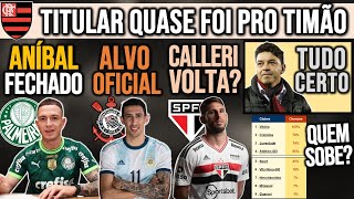 VERDÃO ANUNCIA REFORÇO AUGUSTO CONFIRMA DI MARIA CALLERI VOLTA TITULAR DO FLA FECHOU COM RIVAL E [upl. by Naitsirk]