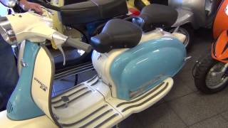 Trojan Cars Classic Lambretta Li150 series 2 1960 fully restored scooter [upl. by Znieh]