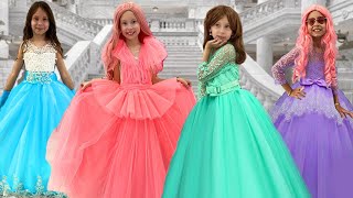 Alice Stacy and More Princess story for kids Kids Smile Tv [upl. by Eeslek]