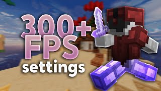 Minecraft 189 FPS Boost Tips and Tricks minecraft fpsboost bedwars [upl. by Lauro]