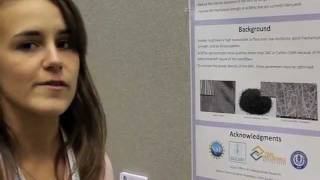 Breanne Muratori of UCONN on Activated Carbon Nanofibers Nonwoven [upl. by Mervin]