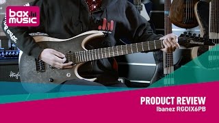 Ibanez RGDIX6PB  NAMM 2017 first full review [upl. by Macguiness]