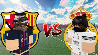 FC Barcelona vs Real Madrid  Final Supercopa España  TPS Street Soccer  Roblox [upl. by Fara]