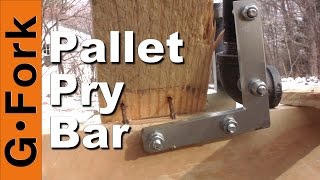 DIY Pallet Pry Bar  GardenFork [upl. by Suiravat]