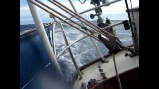 Nicholson 32 sailing in Ligurian sea 2 [upl. by Ayocat]