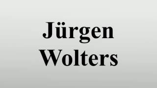 Jürgen Wolters [upl. by Noivad]