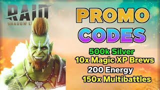 Exclusive Raid Promo Code 💥 New Raid Shadow Legends Promo Codes 2024 [upl. by Aidualk428]