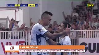 291124  Pato Futsal e Umuarama buscam vaga na final da Liga Nacional de futsal  TE Cascavel [upl. by Oigile]