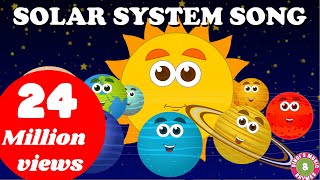 Solar System Song  Nursery Rhymes Sing Along  Planets Song [upl. by Manara495]