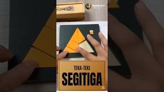 Cara Memasukkan Segitiga ke Dalam TekaTeki puzzle tutorial shorts [upl. by Wilinski]