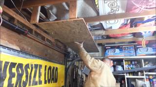 Ceiling hung Garage Shelves [upl. by Werner]