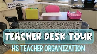 Teacher Desk Tour  Back to School [upl. by Wachtel]