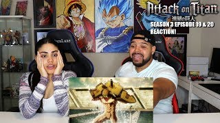 IT ALL MAKES SENSE Attack On Titan Season 3 Episode 19 AND 20 REACTION [upl. by Johnath204]