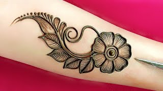 New stylish front hand mehndi design  Easy mehndi  Simple mehndi design  Mehndi designs  Mehndi [upl. by Eimor456]