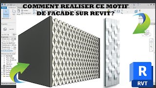 Comment réaliser ce type de motif de façade complexe sur revit [upl. by Neros]