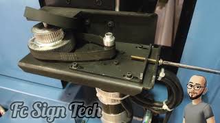 solvent printer  x motor blet replaced  adjustment [upl. by Casilda998]