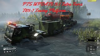 SnowRunner PTS UPDATE 151 Tatra Force T8157 Towing Platform [upl. by Jody]