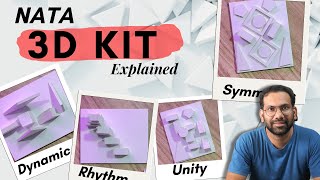 3d KIT Explained for NATA  Drawing Preparation  ArchGenesis [upl. by Gerianna76]