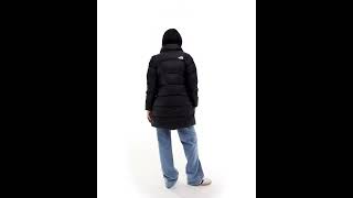 THE NORTH FACE Saikuru Puffer Parka Jacket Shiny Black Women  Asos [upl. by Kermie]