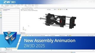 New Assembly Animation  ZW3D 2025 Official [upl. by Akanke]