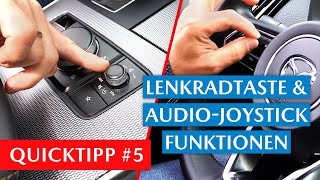 ⏮️⏭️Lenkradtaste amp AudioJoystick  versteckte Funktionen die die wenigsten kennen  Quicktipp 5 [upl. by Aliakim]