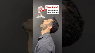 Do you have jaw pain Try these musclebalancing exercises to help tmj tmjdisorder jawpain [upl. by Yenobe]