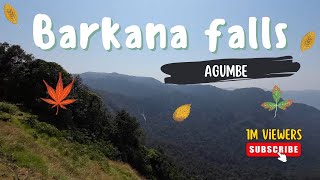 Best view of the BARKANA FALLS  INDIAs 9th highest waterfalls is in AGUMBE   VLOG 9 [upl. by Yralam]